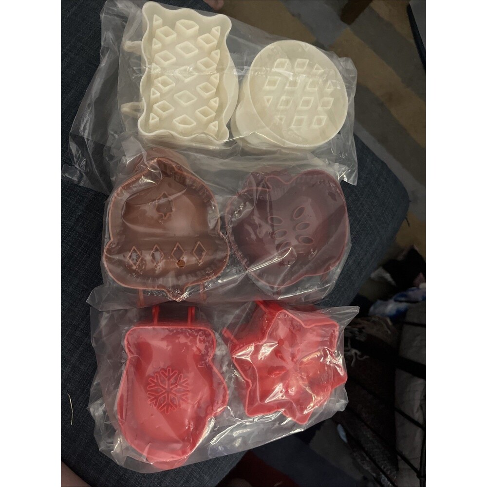 Lot of (6) Classic Mini Hand Pie Molds Mini Pie Mould Dough Press Mold Holidays